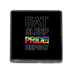 Eat Sleep Pride Repeat Memory Card Reader (square) by Valentinaart