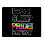 Eat sleep pride repeat Fleece Blanket (Small) 50 x40  Blanket Front