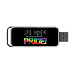 Eat Sleep Pride Repeat Portable Usb Flash (one Side) by Valentinaart