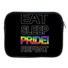 Eat Sleep Pride Repeat Apple Ipad 2/3/4 Zipper Cases by Valentinaart