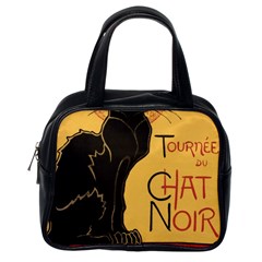 Black Cat Classic Handbags (one Side) by Valentinaart