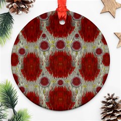 Paint On Water Falls,in Peace And Calm Ornament (round) by pepitasart