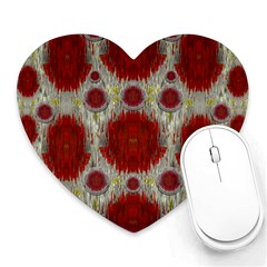 Paint On Water Falls,in Peace And Calm Heart Mousepads by pepitasart