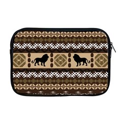 Lion African Vector Pattern Apple MacBook Pro 17  Zipper Case