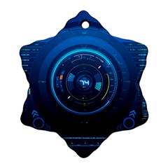 Technology Dashboard Ornament (Snowflake)