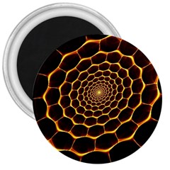 Honeycomb Art 3  Magnets