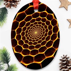 Honeycomb Art Ornament (Oval)