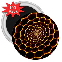 Honeycomb Art 3  Magnets (100 pack)