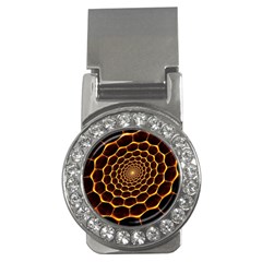 Honeycomb Art Money Clips (CZ) 