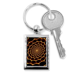 Honeycomb Art Key Chains (Rectangle) 