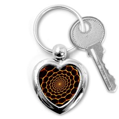 Honeycomb Art Key Chains (Heart) 