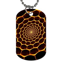 Honeycomb Art Dog Tag (One Side)