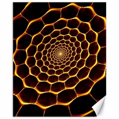 Honeycomb Art Canvas 11  x 14  