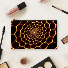 Honeycomb Art Cosmetic Bag (Medium) 