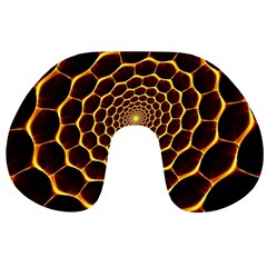 Honeycomb Art Travel Neck Pillows