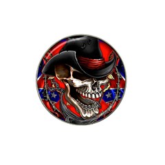 Confederate Flag Usa America United States Csa Civil War Rebel Dixie Military Poster Skull Hat Clip Ball Marker