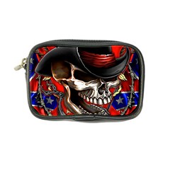 Confederate Flag Usa America United States Csa Civil War Rebel Dixie Military Poster Skull Coin Purse