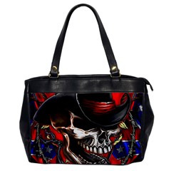 Confederate Flag Usa America United States Csa Civil War Rebel Dixie Military Poster Skull Office Handbags