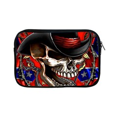 Confederate Flag Usa America United States Csa Civil War Rebel Dixie Military Poster Skull Apple iPad Mini Zipper Cases