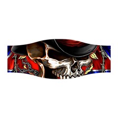 Confederate Flag Usa America United States Csa Civil War Rebel Dixie Military Poster Skull Stretchable Headband