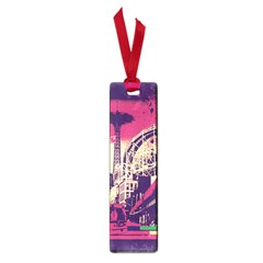 Pink City Retro Vintage Futurism Art Small Book Marks