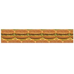 Delicious Burger Pattern Flano Scarf (large)