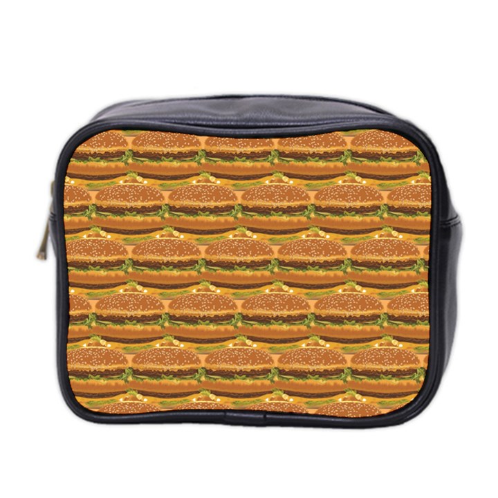 Delicious Burger Pattern Mini Toiletries Bag 2-Side