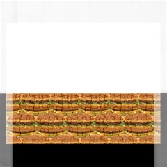 Delicious Burger Pattern Rectangular Jigsaw Puzzl by berwies