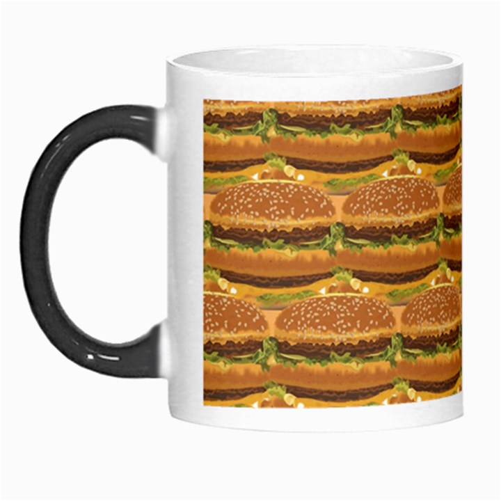 Delicious Burger Pattern Morph Mugs