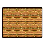 Delicious Burger Pattern Fleece Blanket (Small) 50 x40  Blanket Front