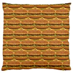 Delicious Burger Pattern Large Cushion Case (One Side) Front