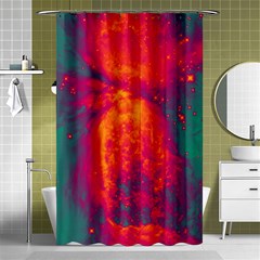 Space Shower Curtain 48  X 72  (small)  by Valentinaart