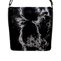 Space Flap Messenger Bag (l)  by Valentinaart