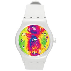 Space Round Plastic Sport Watch (M)