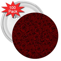 Red Roses Field 3  Buttons (100 Pack)  by designworld65