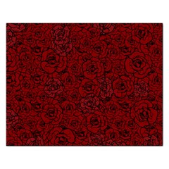 Red Roses Field Rectangular Jigsaw Puzzl