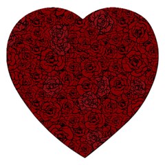 Red Roses Field Jigsaw Puzzle (heart)