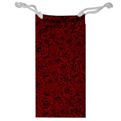 Red Roses Field Jewelry Bag