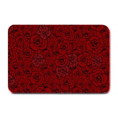 Red Roses Field Plate Mats by designworld65