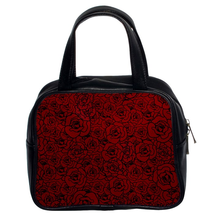 Red Roses Field Classic Handbags (2 Sides)