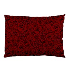 Red Roses Field Pillow Case by designworld65