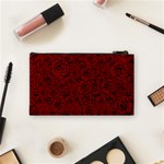 Red Roses Field Cosmetic Bag (Small)  Back