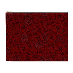 Red Roses Field Cosmetic Bag (xl)