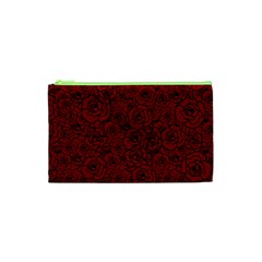 Red Roses Field Cosmetic Bag (xs) by designworld65