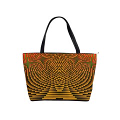 Fractal Pattern Shoulder Handbags