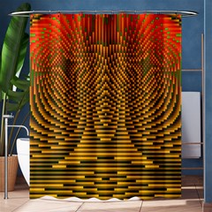 Fractal Pattern Shower Curtain 60  x 72  (Medium) 