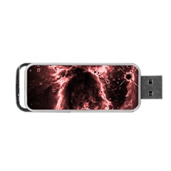 Space Portable Usb Flash (one Side) by Valentinaart