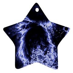 Space Star Ornament (two Sides) by Valentinaart