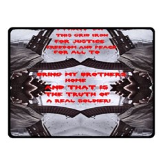 Gun 3d Double Sided Fleece Blanket (small) 