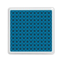 Lion Vs Gazelle Damask In Teal Memory Card Reader (square)  by emilyzragz